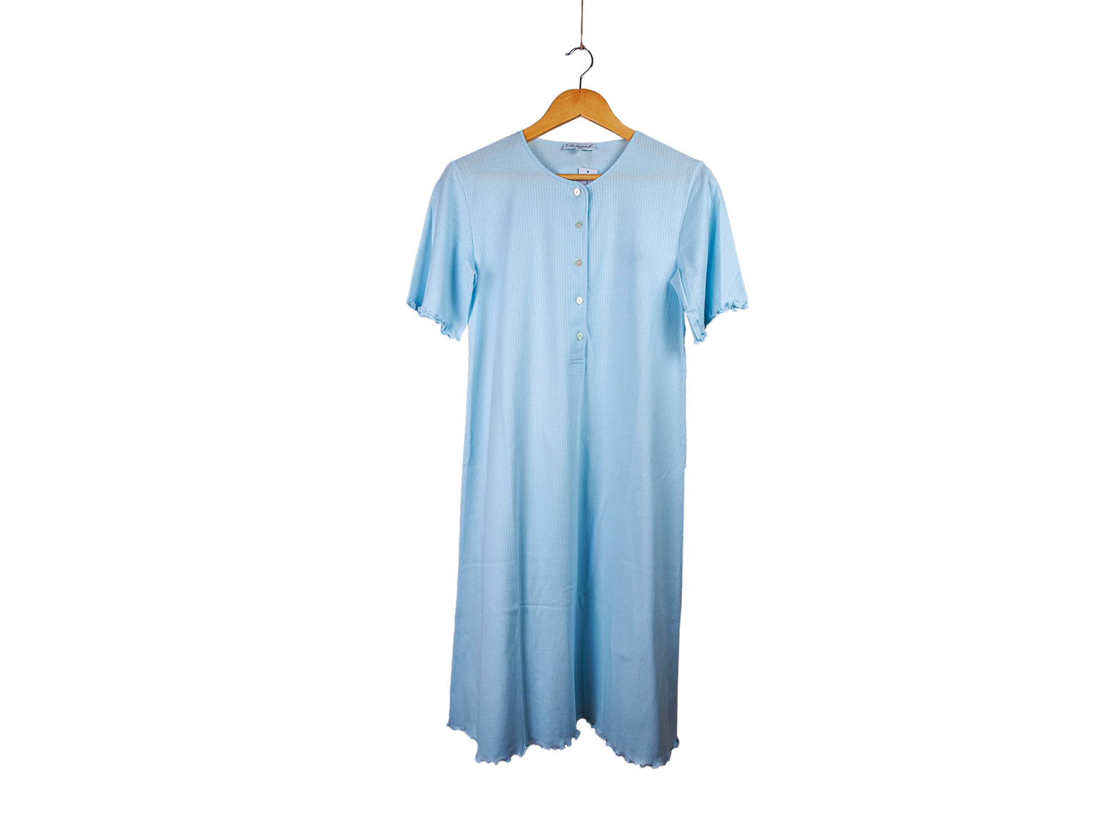 Siebaneck, i pigiami artigianali italiani: - donna - mod.7 DONNA azzurro